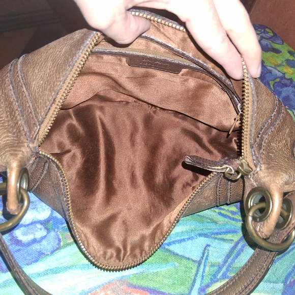 Banana Republic Brown Leather Hobo Bag